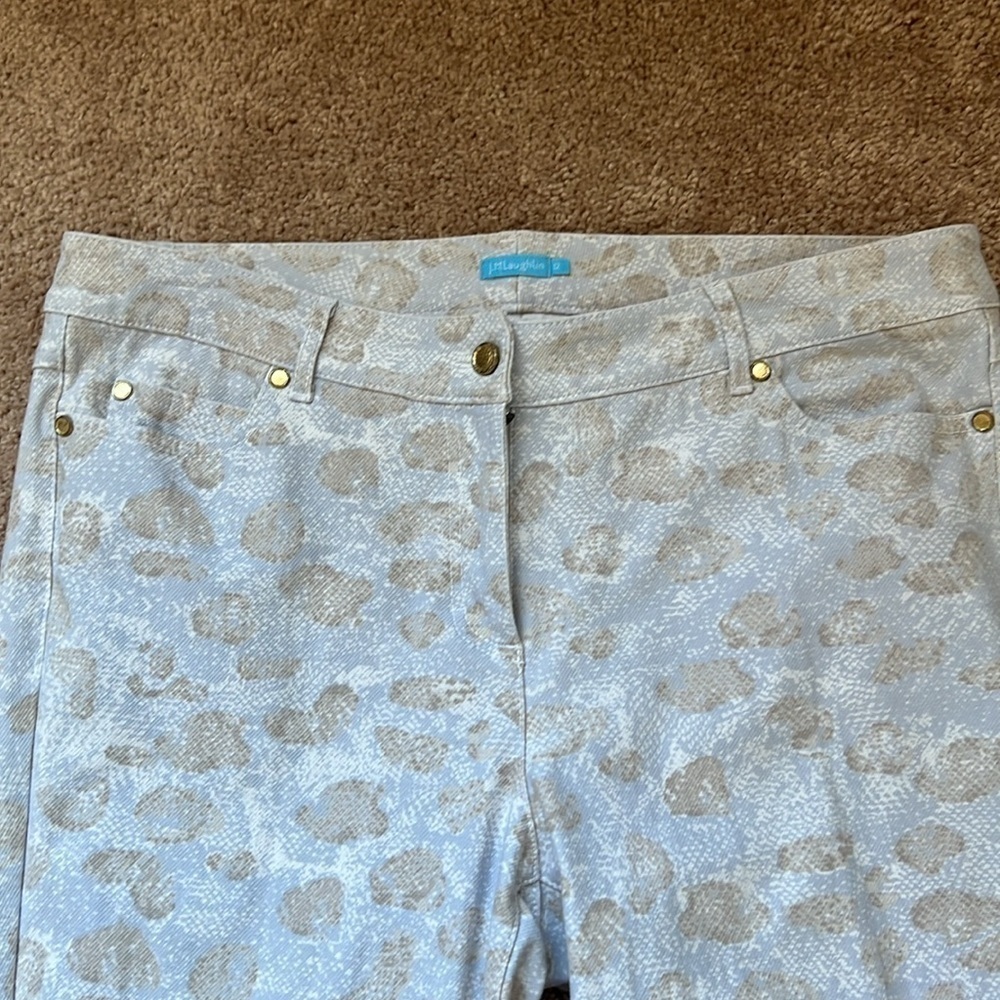 J. McLaughlin summer Lexi snake print jeans - Picture 3 of 5